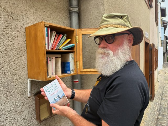Little Library.  Danielle Steel!