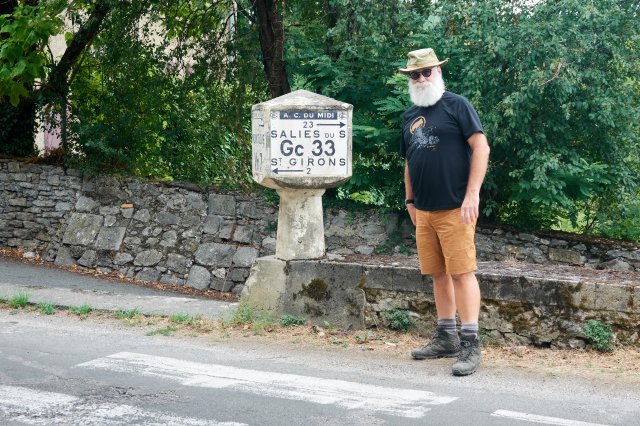 An old roadsign