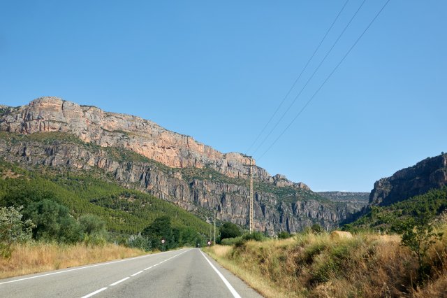 Mountains behind Camarasa