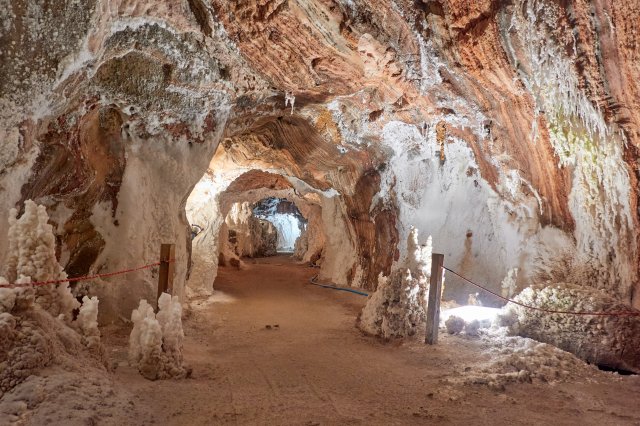Through the salt cave